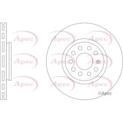 Brake Disc APEC DSK2137 OE Ref 4B0615301A