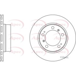 Brake Disc APEC DSK2139 OE Ref 98635240104 APEC