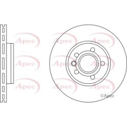 Brake Disc APEC DSK2168 OE Ref 7M3615301