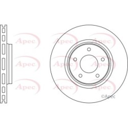 Brake Disc APEC DSK2170 OE Ref JLM20617