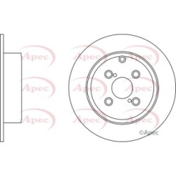 Brake Disc APEC DSK2182 OE Ref 4243102081