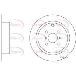 Brake Disc APEC DSK2183 OE Ref 4243112210
