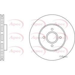 Brake Disc APEC DSK2185 OE Ref 4410264