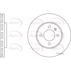 Brake Disc APEC DSK2187 OE Ref 6N0615301E