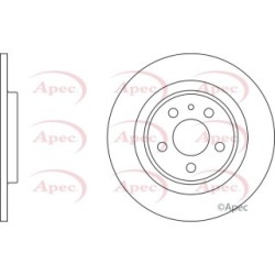 Brake Disc APEC DSK2192 OE Ref 4246P4