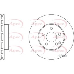 Brake Disc APEC DSK2195 OE Ref 2114210812