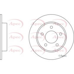 Brake Disc APEC DSK2196 OE Ref BP4Y26251C