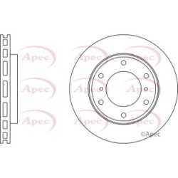 Brake Disc APEC DSK2198 OE Ref MR407116