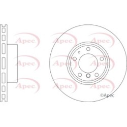 Brake Disc APEC DSK2199 OE Ref 34111165859