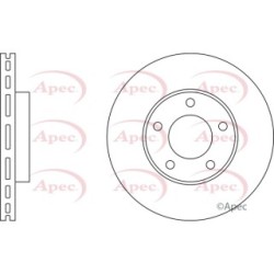 Brake Disc APEC DSK2200 OE Ref BP4Y3325XC