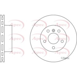 Brake Disc APEC DSK2202 OE Ref SDB000380 APEC