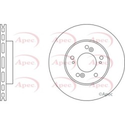 Brake Disc APEC DSK2204 OE Ref 45251S87A00