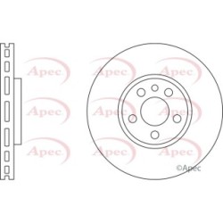 Brake Disc APEC DSK2205 OE Ref 4246P2