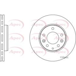 Brake Disc APEC DSK2206 OE Ref GJ6Y3325XA