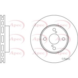 Brake Disc APEC DSK2208 OE Ref 4351202070