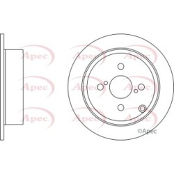 Brake Disc APEC DSK2209 OE Ref 4243102071
