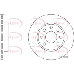 Brake Disc APEC DSK221 OE Ref 569054