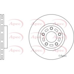 Brake Disc APEC DSK2211 OE Ref BP6Y3325XE