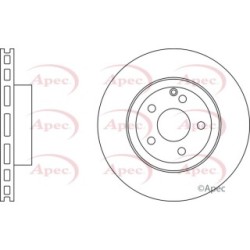 Brake Disc APEC DSK2212 OE Ref A2114210912