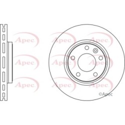Brake Disc APEC DSK2215 OE Ref 4020600QAF