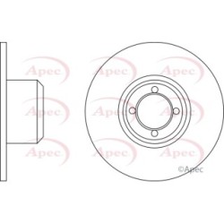 Brake Disc APEC DSK222 OE Ref GBD364 APEC
