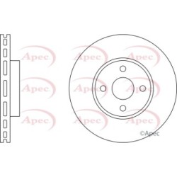 Brake Disc APEC DSK2222 OE Ref 4351213021
