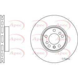 Brake Disc APEC DSK2223 OE Ref 34116756045