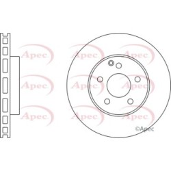 Brake Disc APEC DSK2224 OE Ref 2114210712