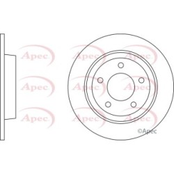 Brake Disc APEC DSK2226 OE Ref BP6Y26251B