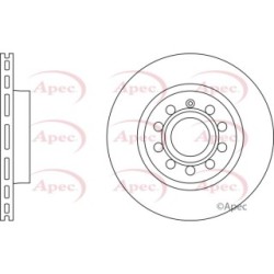 Brake Disc APEC DSK2228 OE Ref 1K0615301AK