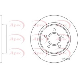 Brake Disc APEC DSK2232 OE Ref 1223568