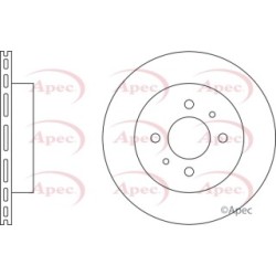 Brake Disc APEC DSK2237 OE Ref 5531180G02