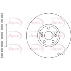 Brake Disc APEC DSK2242 OE Ref 8200177024
