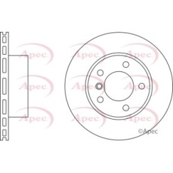 Brake Disc APEC DSK2246 OE Ref 34116854996