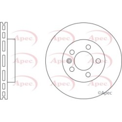 Brake Disc APEC DSK2248 OE Ref SDB000602