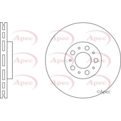 Brake Disc APEC DSK2250 OE Ref 306360743