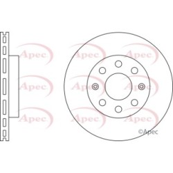 Brake Disc APEC DSK2252 OE Ref 96471274