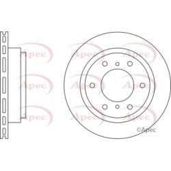 Brake Disc APEC DSK2255 OE Ref MR418067