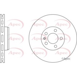 Brake Disc APEC DSK2257 OE Ref 4F0615301E