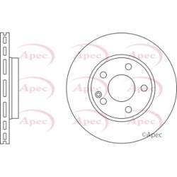 Brake Disc APEC DSK2258 OE Ref 1694210112