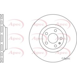 Brake Disc APEC DSK2260 OE Ref 4F0615601F