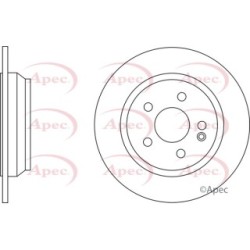 Brake Disc APEC DSK2263 OE Ref 6394230112