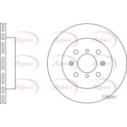 Brake Disc APEC DSK2265 OE Ref 4707288