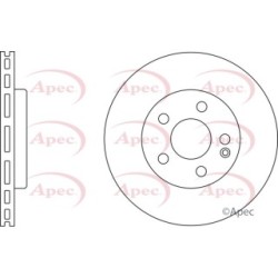 Brake Disc APEC DSK2266 OE Ref 1694210212