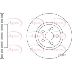 Brake Disc APEC DSK2267 OE Ref 4351205070