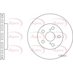Brake Disc APEC DSK2272 OE Ref 4351228181