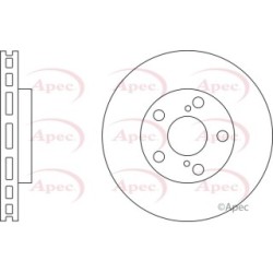 Brake Disc APEC DSK2273 OE Ref 4351244021