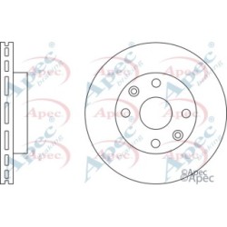 Brake Disc APEC DSK2286 OE Ref MDX7433251