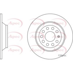 Brake Disc APEC DSK2290 OE Ref 4F0615601E