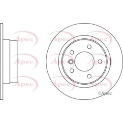 Brake Disc APEC DSK2295 OE Ref 34216764649